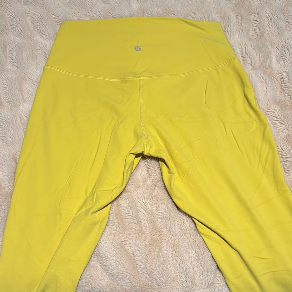 Lululemon Athletica Yellow Leggings